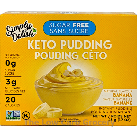Sugar-free, Keto Pudding - Banana